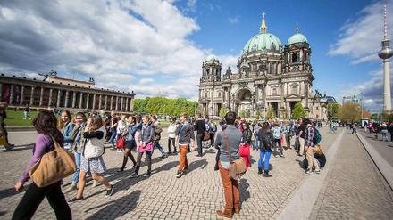Ostern ist Hochsaison für Touristen in Berlin.