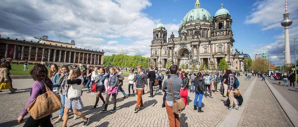 Ostern ist Hochsaison für Touristen in Berlin.