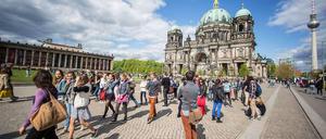 Ostern ist Hochsaison für Touristen in Berlin.