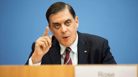 Romani Rose, der Vorsitzende des Zentralrats Deustcher Sinti und Roma