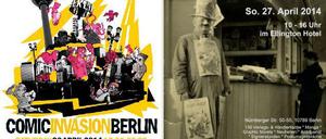 Zwei Facetten einer Szene: Die beiden Poster der Veranstaltungen am 26. und 27. April.