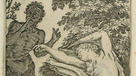 Psst. Carraccis Satyr geht zur schlafenden Nymphe. 