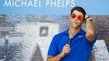 Wieder Zeit fürs Schwimmen? Uhrenfreund Michael Phelps.