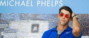 Wieder Zeit fürs Schwimmen? Uhrenfreund Michael Phelps.