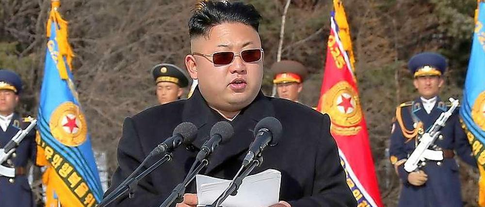 Oben lang, an der Seite kurz. Die Frisur von Kim Jong Un sorgt für Zoff.