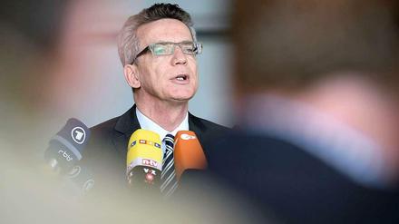 Bundesinnenminister Thomas de Maizière (CDU)