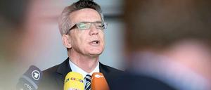 Bundesinnenminister Thomas de Maizière (CDU)