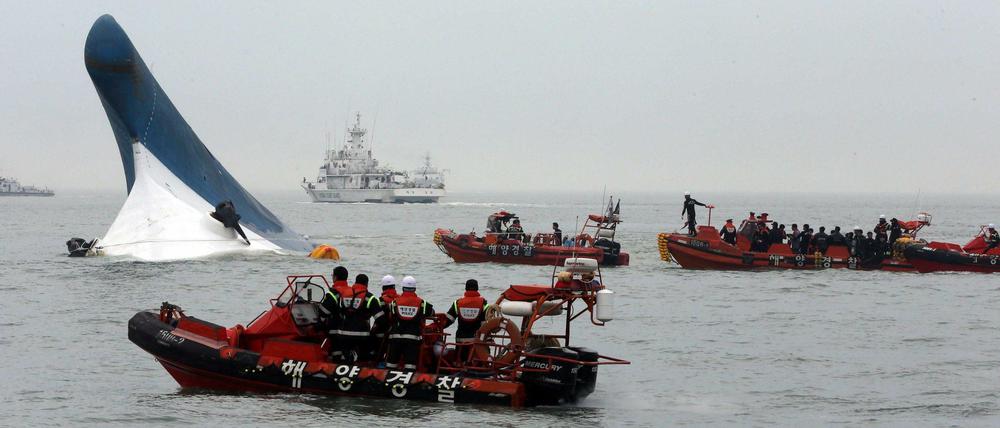Die bange Frage nach dem Untergang: Wie viele Menschen haben es nicht geschafft, das sinkende Schiff noch zu verlassen?