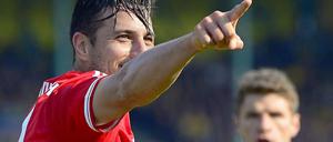 Erlösendes Tor gegen Braunschweig: Bayerns Claudio Pizarro.
