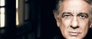 Silbergelockter Sängerstar. Plácido Domingo ist 73 Jahre alt. 