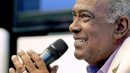 Salsa! Der Sänger und Perkussionist Jose "Cheo" Feliciano, hier auf einem Bild vom Februar 2011. 