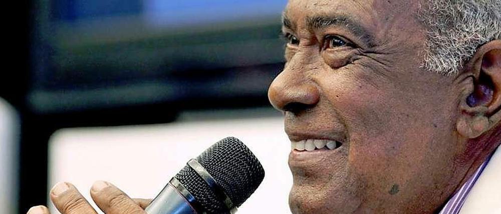 Salsa! Der Sänger und Perkussionist Jose "Cheo" Feliciano, hier auf einem Bild vom Februar 2011.