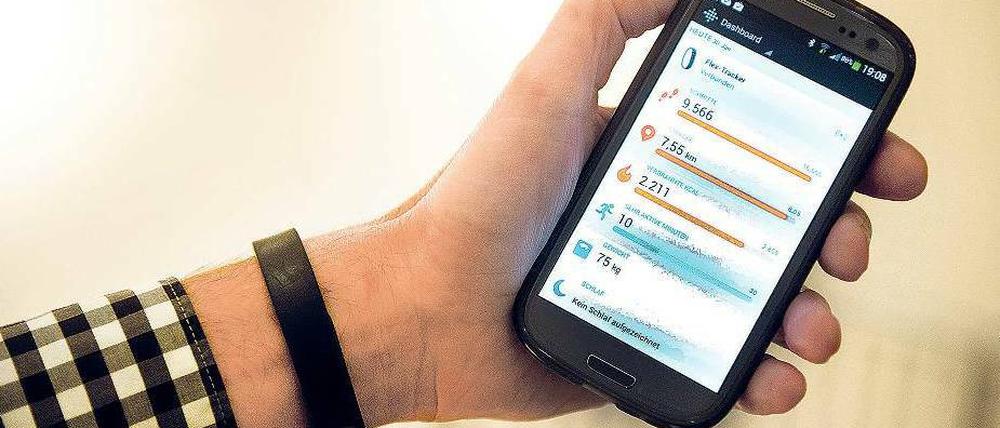 Zähltag. Selbstvermesser erfassen zum Beispiel, wie viele Schritte sie am Tag machen