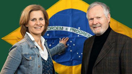 Katrin Müller-Hohenstein und Bernd Wulffen, Autoren des Buchs "Brazil 2014".