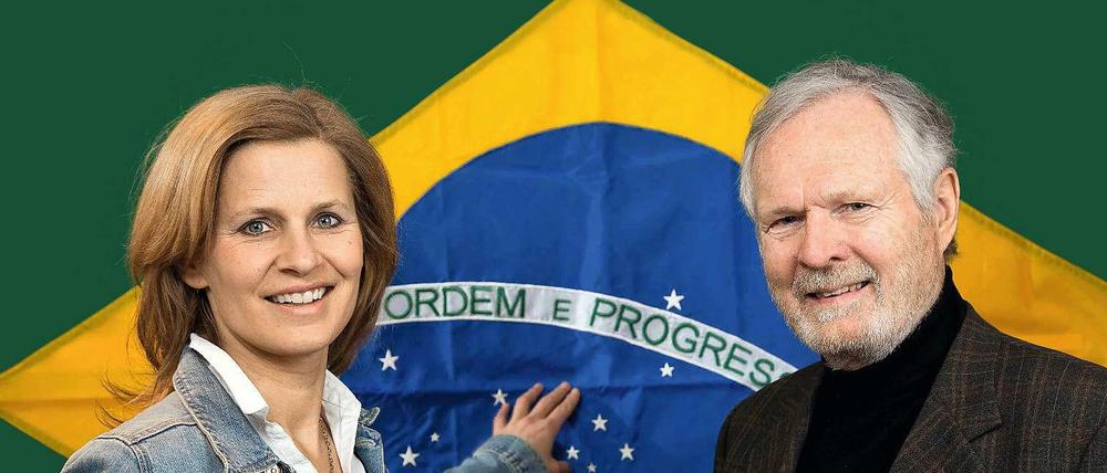 Katrin Müller-Hohenstein und Bernd Wulffen, Autoren des Buchs "Brazil 2014".