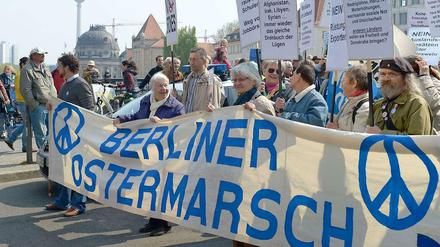Der Ostermarsch 2014 in Berlin