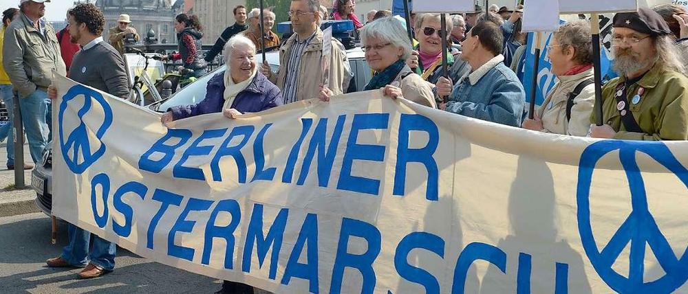 Der Ostermarsch 2014 in Berlin