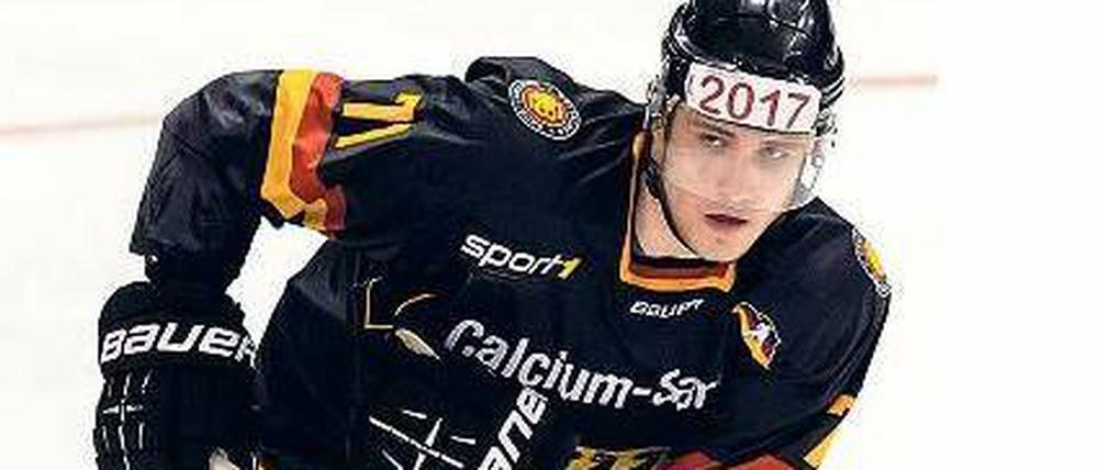 Talent mit Wucht. In seinen ersten Länderspielen für die deutsche Nationalmannschaft der Männer konnte Leon Draisaitl bisher überzeugen.
