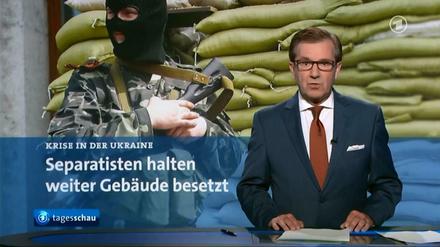Jan Hofer, der Chefsprecher der ARD-"Tagesschau" war auch im neuen Studio ein verlässlicher Anker.