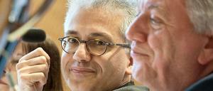 Tarek Al-Wazir (links) und Volker Bouffier.