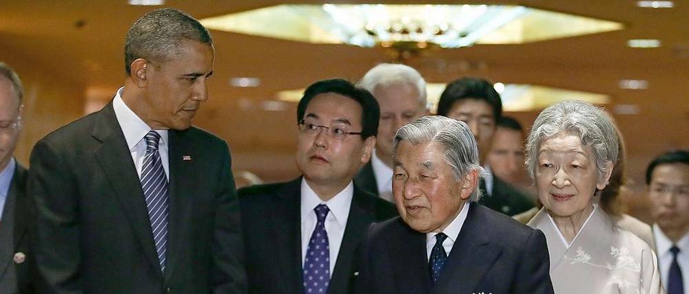 Obama in Tokio.