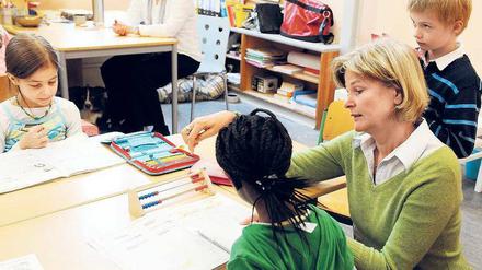 In der Gruppe. Experten warnen davor, Schüler mit Förderbedarf häufig außerhalb der Klasse zu unterrichten.
