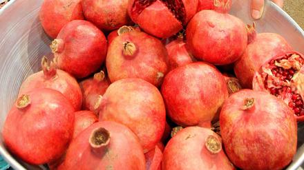 Echter Granatapfelsaft ist aufwendig herzustellen.