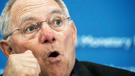 Bundesfinanzminister Wolfgang Schäuble.