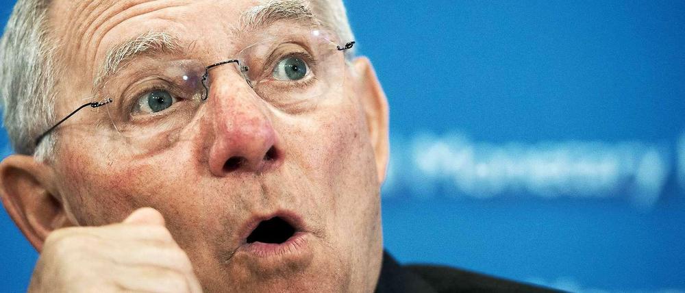 Bundesfinanzminister Wolfgang Schäuble.