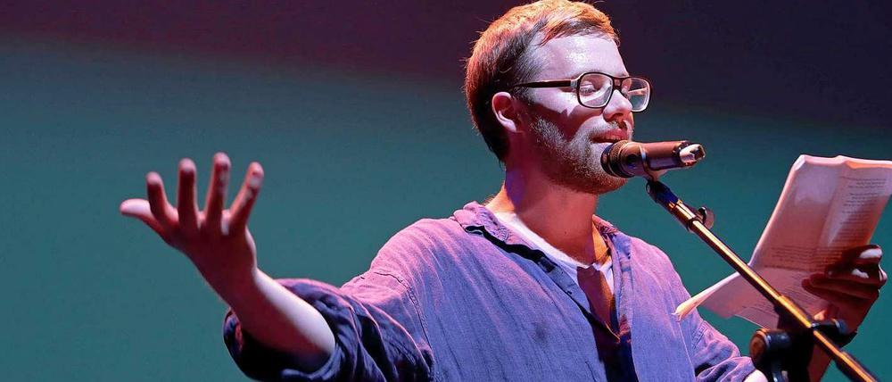 Lars Ruppel trat im Dichterwettstreit gegen Leipzig für Berlin an.