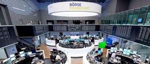 Börse in Frankfurt.