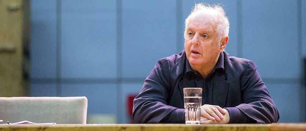 Dirigent Daniel Barenboim.