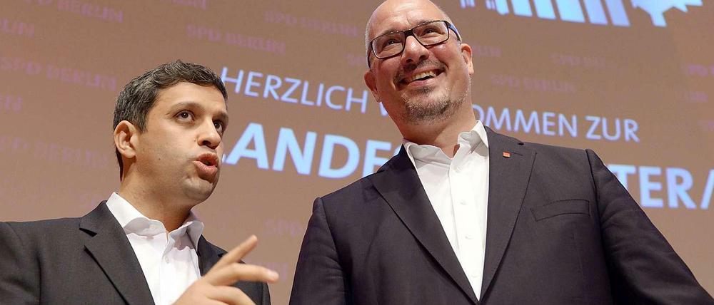Die zwei von der Zankstelle. Raed Saleh (links) und Jan Stöß.