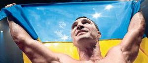 Vereinigungskämpfer. Wladimir Klitschko nutzte seinen 25. Titelfight dazu, den Menschen in seiner Heimat Ukraine Mut zu machen. Auf sportlichem Gebiet will er den derzeit vakanten WBC-Titel seines Bruders Witali zurück in die Familie holen.