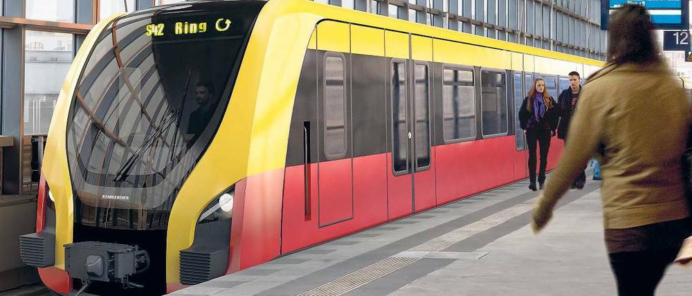 Erster Eindruck: Wie die Züge ungefähr aussehen sollen, hat Bombardier schon gezeigt. Aber viele Detailfragen sind noch offen.