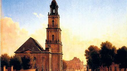 Lang ist’s her. Die Kirche wurde 1732 fertiggestellt und brannte 1945 aus. 