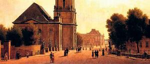 Lang ist’s her. Die Kirche wurde 1732 fertiggestellt und brannte 1945 aus. 