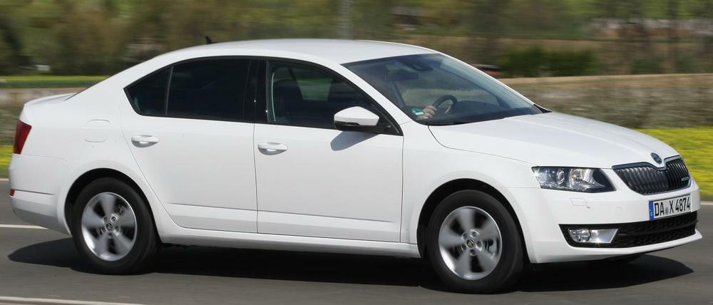 Kaum auffällig: Der Skoda Octavia 1.6 TDI Green Line zeigt sich nur in Details als Sparmeister.