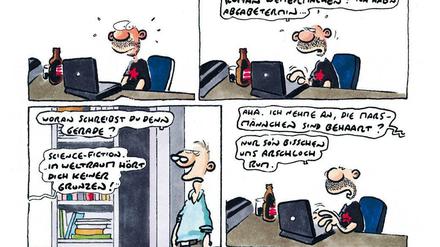 Wenn die Hormone verrückt spielen: Eine Seite aus dem besprochenen Buch. 