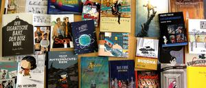 Die TOP 25: Alle nominierten Titel für den Max-und-Moritz-Preis 2014 (für die komplette Ansicht auf das Lupensymbol klicken).