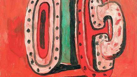 Signets der Seele. Gemälde (1979) von Philip Guston. 