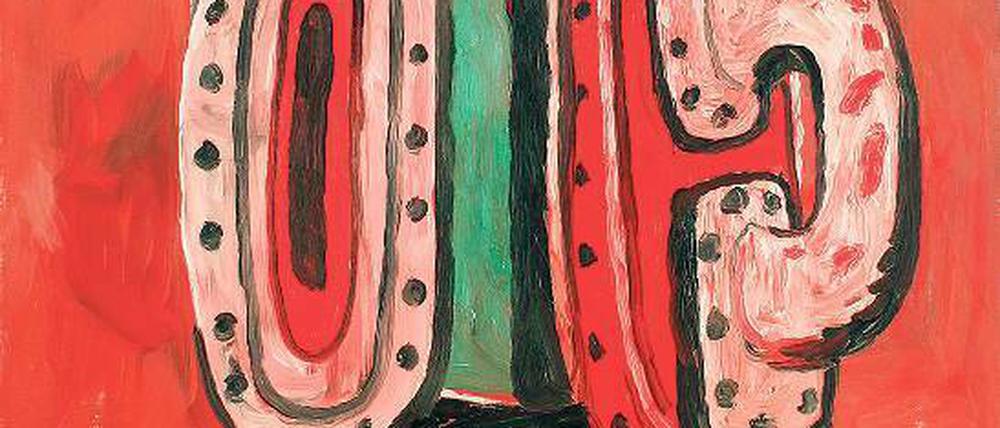 Signets der Seele. Gemälde (1979) von Philip Guston.