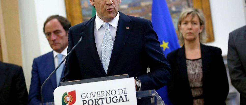 Befreit. Portugals Premierminister Pedro Passos Coelho ist froh, den Rettungsschirm verlassen zu können. 