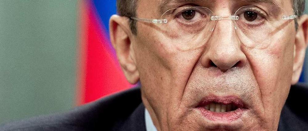 Russland Außenminister Sergej Lawrow.