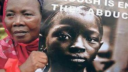 Genug ist genug. Eine Nigerianerin protestiert gegen Boko Haram. 