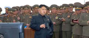 Kim Jong UN weist die Anschuldigungen zurück.