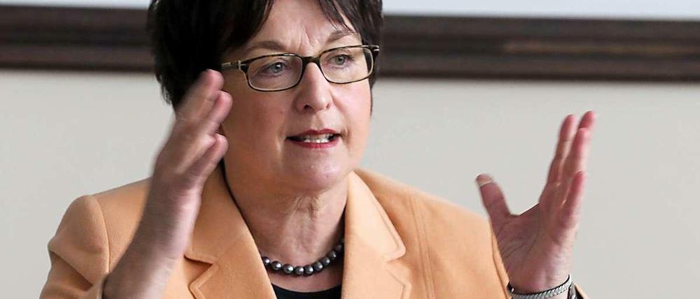 Brigitte Zypries (SPD) ist Parlamentarische Staatssekretärin im Bundeswirtschaftsministerium sowie Koordinatorin der Regierung für Luft- und Raumfahrt. 