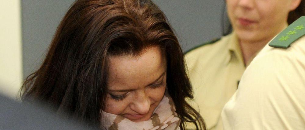 Beate Zschäpe im Münchner NSU-Prozess im April 2014