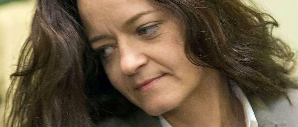 Beate Zschäpe beim NSU-Prozess in München