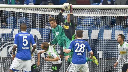 Torhüter Marc-André ter Stegen beim Spiel zwischen Borussia Mönchengladbach und Schalke 04.